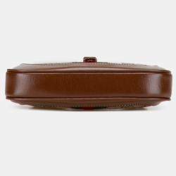 Pre Owned Gucci Brown Mini GG Supreme Jackie 1961 Crossbody