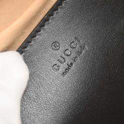 Pre Owned حقيبة كاميرا صغيرة غوتشي جي جي مارمونت سوداء