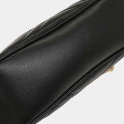 Pre Owned حقيبة كاميرا صغيرة غوتشي جي جي مارمونت سوداء