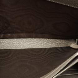 Pre Owned Gucci Grey Leather Mini Crystal Dionysus Shoulder Bag