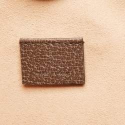 Pre Owned Gucci Brown/Beige GG Supreme Canvas Large Web Rajah Tote