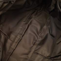 Pre Owned حقيبة حفاضات غوتشي جلد بني سوهو جي جي