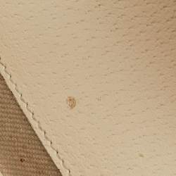 Pre Owned Gucci Off White Leather Small Dionysus Shoulder Bag