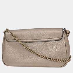 مملوكة مسبقًا حقيبة كتف سلسلة غوتشي سوهو ذهبية