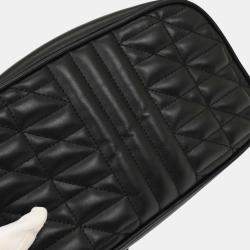 Pre Owned Gucci Black GG Marmont Small Camera Bag