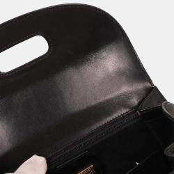 Pre Owned Gucci Black Acrylic Handbag