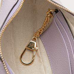 Pre Owned Gucci Beige/Purple Mini Jumbo GG Canvas Ophidia Shoulder Bag