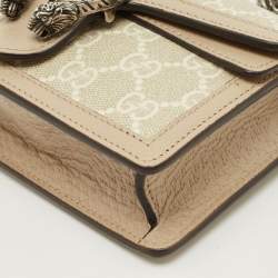 مملوكة مسبقًا Gucci Beige GG Supreme Canvas and Leather Super Mini Dionysus Bag