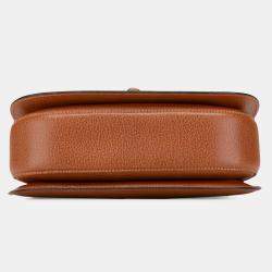 Pre Owned Gucci Brown Calfskin Bamboo Night
