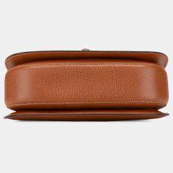 Pre Owned Gucci Brown Calfskin Bamboo Night