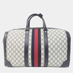 Pre Owned Gucci Savoy Boston Bag