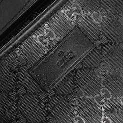 Pre Owned Gucci Black GG Tote Handbag