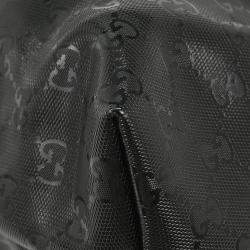 Pre Owned Gucci Black GG Tote Handbag