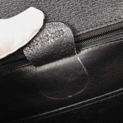 مملوكة مسبقًا حقيبة يد غوتشي بمب ٢ في ١ جلد خنزير أسود بامبو