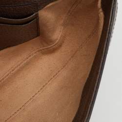 Pre Owned Gucci Beige/Brown GG Supreme Canvas and Leather Mini Ophidia Shoulder Bag