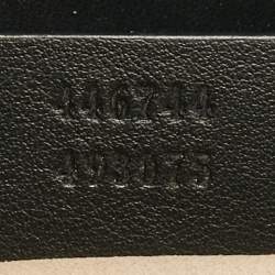 Pre Owned Gucci Black Matelassé Leather Mini GG Marmont Shoulder Bag