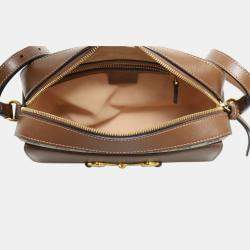 Pre Owned Gucci Small GG Supreme Horsebit 1955 Shoulder Bag