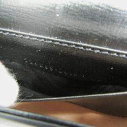 Pre Owned Gucci Horsebit 1955 Mini Bag Leather Pouch Shoulder Bag Black