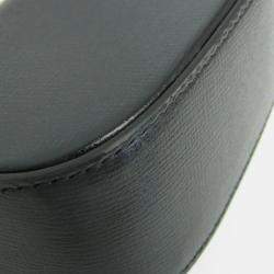 Pre Owned Gucci Horsebit 1955 Mini Bag Leather Pouch Shoulder Bag Black