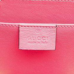 مملوكة مسبقًا Gucci Pink Mini Acrylic Sylvie 1969 Top Handle Bag