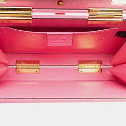 مملوكة مسبقًا Gucci Pink Mini Acrylic Sylvie 1969 Top Handle Bag