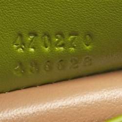 مملوكة مسبقًا حقيبة يد غوتشي ميني ويب سيلفي جلد تمساح أمريكي زيتوني بيد علوية