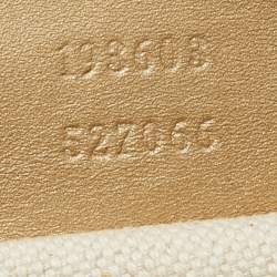 Pre Owned Gucci Gold GG Imprime Canvas Medium Joy Boston Bag