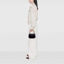 مملوكة مسبقًا Gucci Black Calfskin Bamboo Night