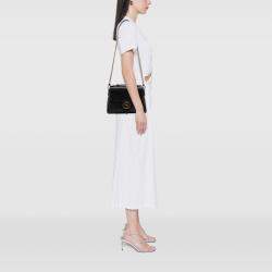 Pre Owned Gucci Black Small Dollar Calf Interlocking G Satchel