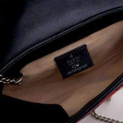 Pre Owned حقيبة كتف غوتشي مارمونت فلورال سوبر ميني