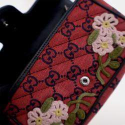 Pre Owned حقيبة كتف غوتشي مارمونت فلورال سوبر ميني