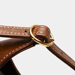 Pre Owned Gucci Brown Mini GG Supreme Web Jackie 1961 Crossbody