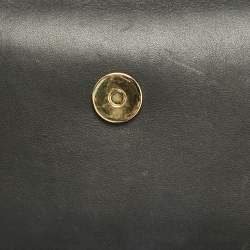 مملوكة مسبقًا حقيبة كلتش غوتشي بورداي جلد أسود راجا