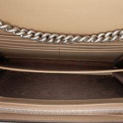 Pre Owned Gucci Beige GG Supreme Dionysus Chain Wallet