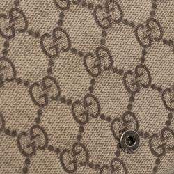 Pre Owned Gucci Beige GG Supreme Dionysus Chain Wallet