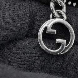 Pre Owned Gucci Blondie Chain shoulder Black Leather