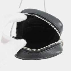 Pre Owned Gucci Blondie Chain shoulder Black Leather