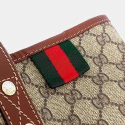 Pre Owned Gucci Beige Coated canvas Tote Bag