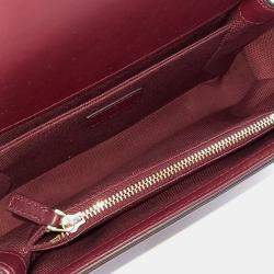 Pre Owned Gucci Red Canvas and Leather Go Small Shoulder Bag