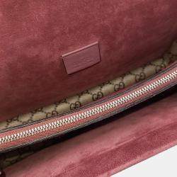 Pre Owned Gucci Beige Coated Canvas Dionysus Bloom Chain Shoulder Bag