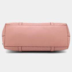 Pre Owned Gucci Pink Leather Micro Cimaline Tote and Shoulder Bag
