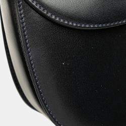 Pre Owned Gucci Black Calfskin Bamboo Night