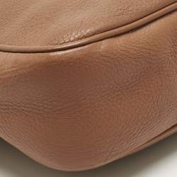Pre Owned Gucci Brown Leather Soho Disco Camera Crossbody Bag