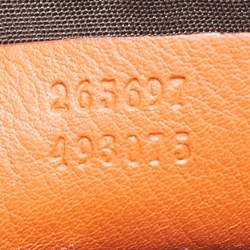 Pre Owned Gucci Orange Guccissima Leather Medium Joy Boston Bag