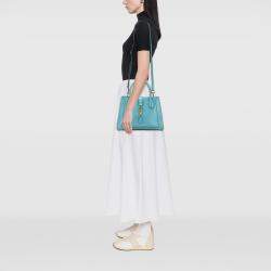 Pre Owned Gucci Blue Medium Calfskin Jackie 1961 Tote