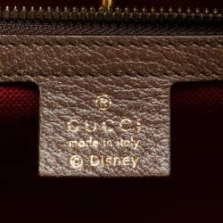Pre Owned Gucci x Disney Multicolor Donald Duck GG Supreme Canvas and Leather Interlocking G Shopping Tote