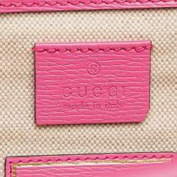 Pre Owned Gucci Beige Pink White Limited Edition Small Calfskin Floral Print Dionysus Shoulder Bag