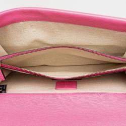 Pre Owned Gucci Beige Pink White Limited Edition Small Calfskin Floral Print Dionysus Shoulder Bag