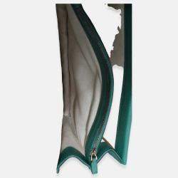 Pre Owned Gucci Emerald Pebbled Calfskin Small Dionysus Shoulder Bag