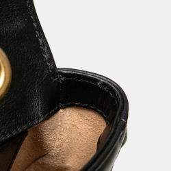Pre Owned Gucci Black Small GG Marmont Matelasse Leather Shoulder Bag